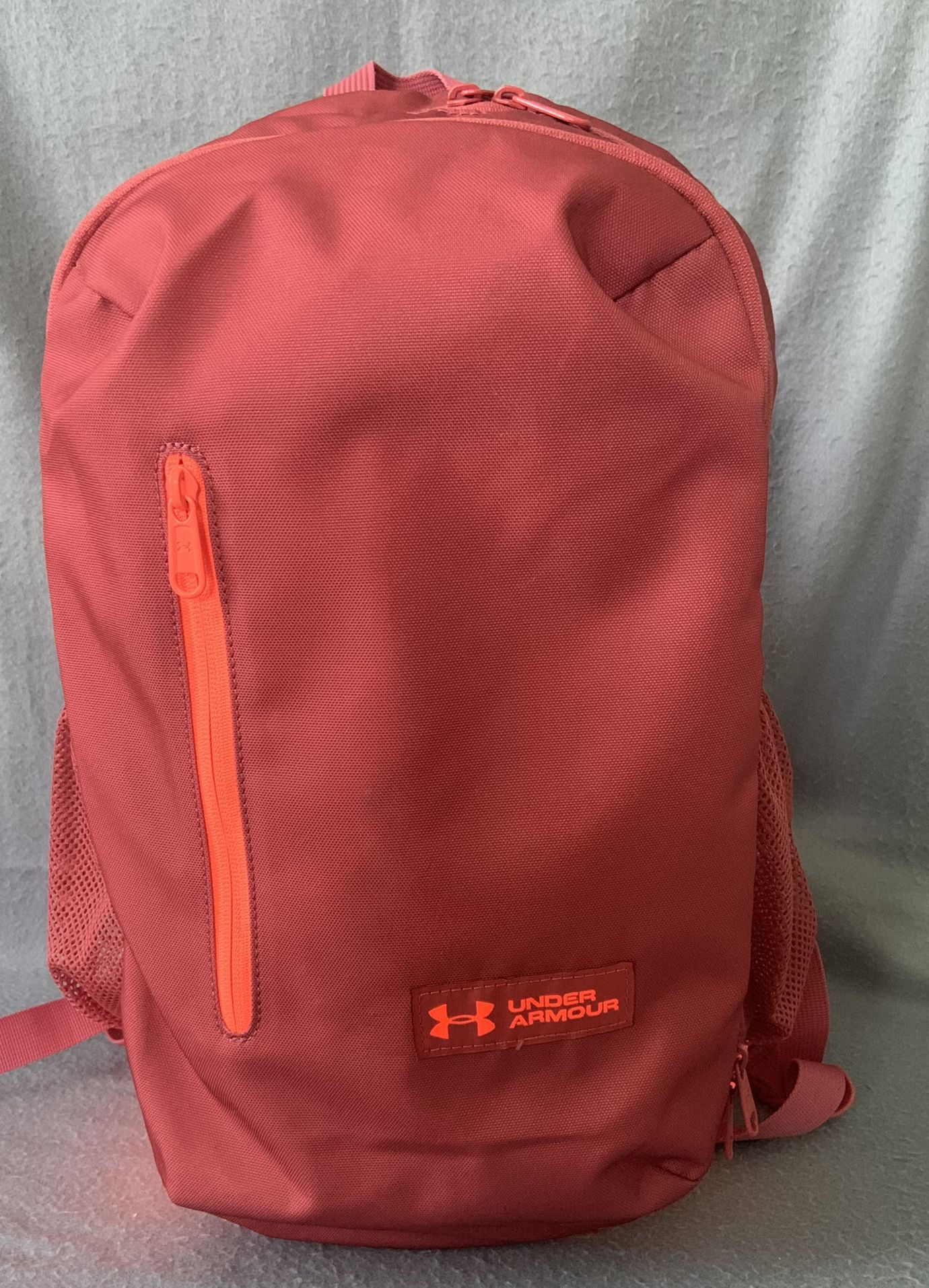 Unisex Under Armour 56 Ltrs Light Burgundy And Orange Casual Backpack (1327793)