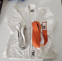 Martial Art Uniform with 2 Belts.