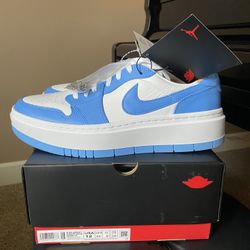 Women's Nike Air Jordan 1 Elevate Low SE - DQ3698 141 - White University Blue