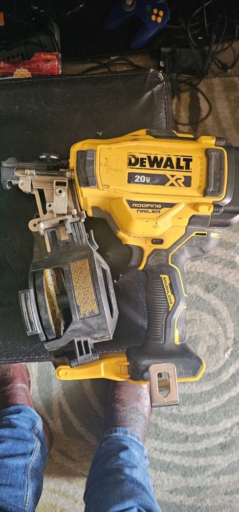 Dewalt 20 V Cordless Roofing Nail Gun And Leister Welding Gun