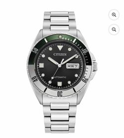 Citizen Mens Sport Luxury Automatic Silver Stainless Steel Watch 42MM NH7531-50E