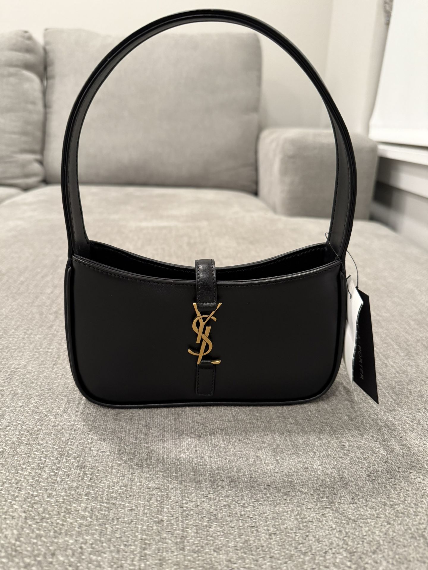 YSL Mini Le 5 à 7 Shoulder Bag – Black Smooth Leather | Brand New