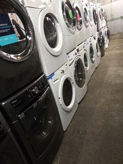 Front load washer and dryer sets working perfectly with warranty from $400 and up