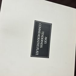 Vintage Avon Tenderness Collector Commemorative Plate 1974 Original Box