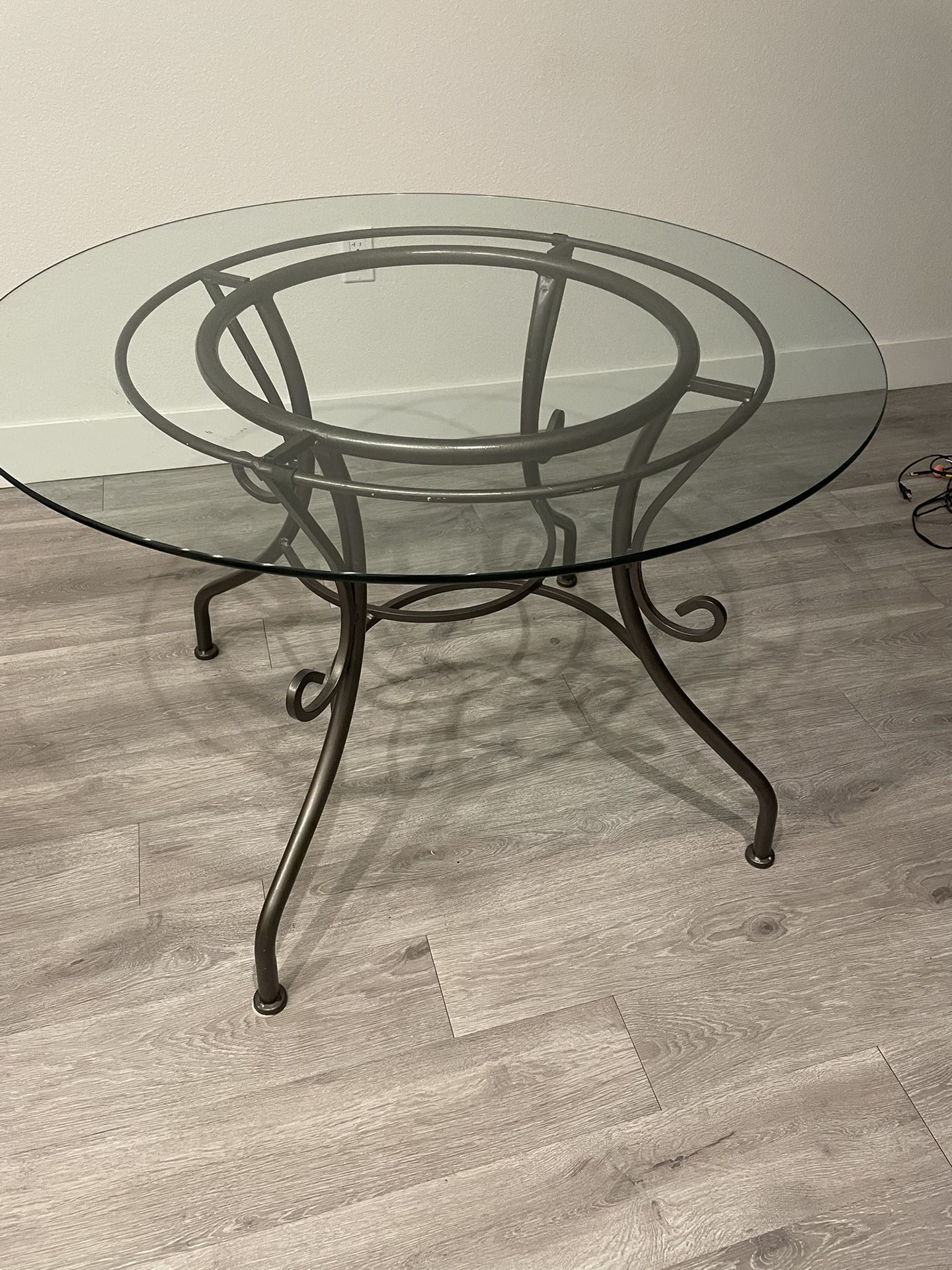 FREE *** Round Glass Table