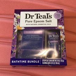Dr Teals Bath time Bundle Lavender Natural Oils