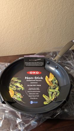 OXO Enhanced Series 10" Frying Pan PFAS-Free Ceramic Nonstick