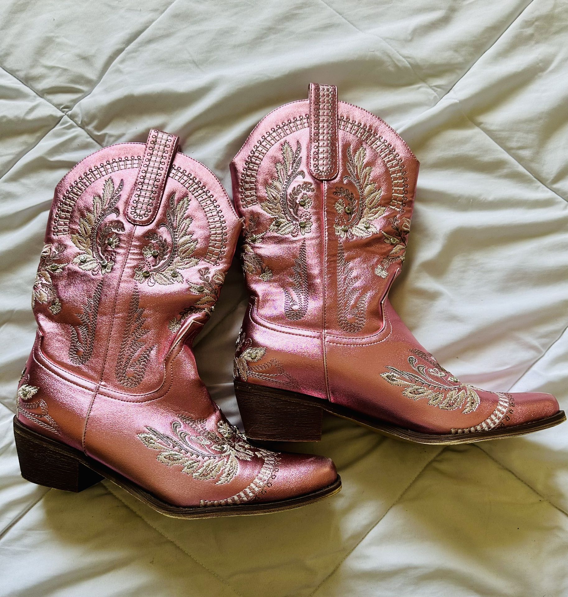 Pink Boots 8