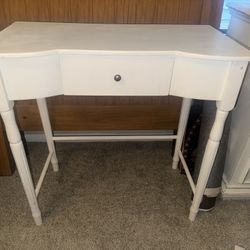 Wooden Desk/Vanity -antique 