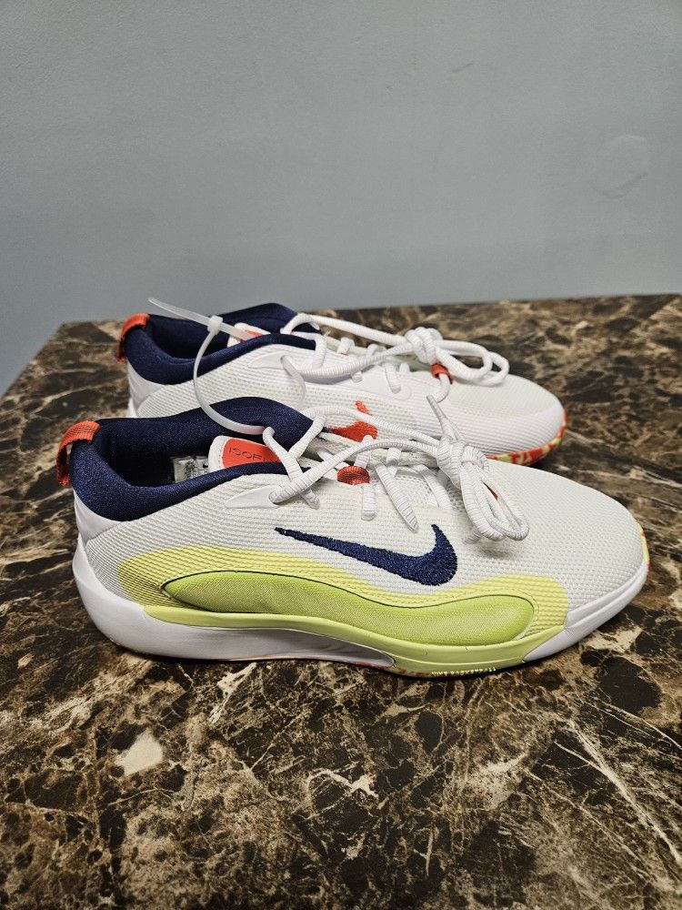 Nike Isofly SE GS White Limelight Midnight Navy Kids Youth Basketball HJ3866-100
