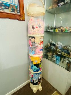 Extra tall cilindre plush storage