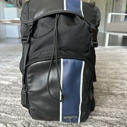 Gorgeous Prada Leather and Vinyl Backpack 