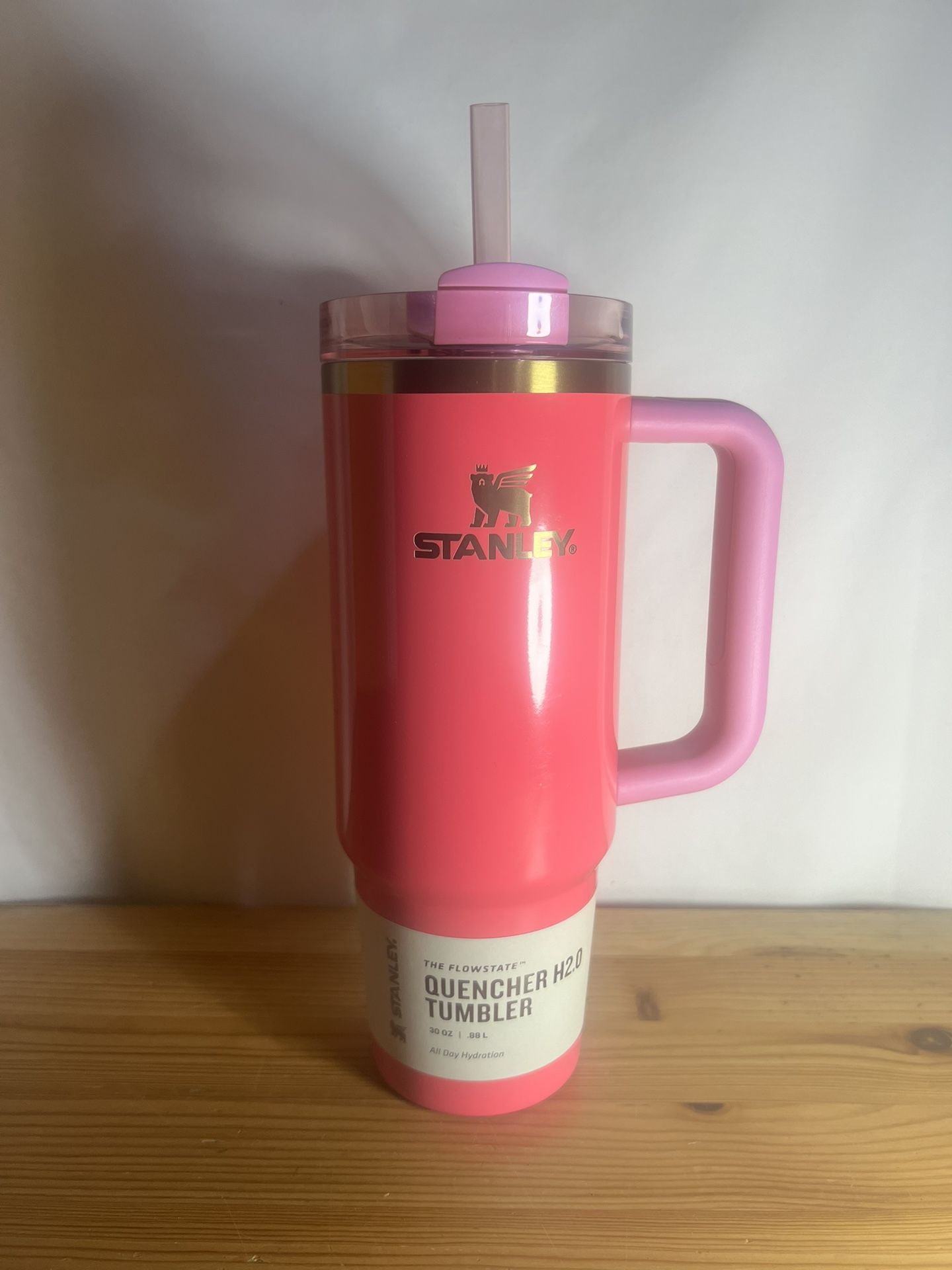 Stanley Flowstate Quencher 30oz Tumbler Pink Parade Brand New