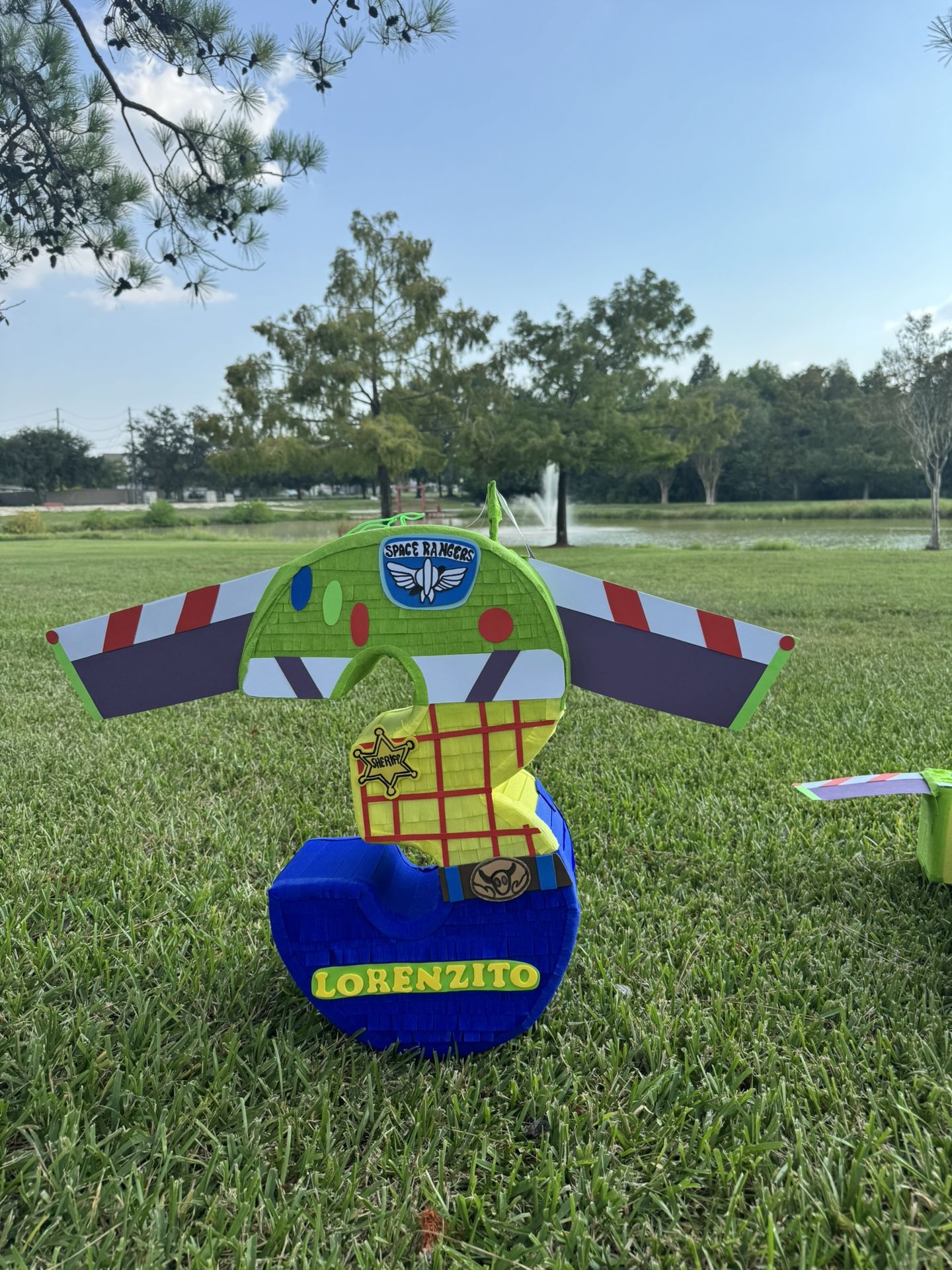 Piñata Número Tres Con Tematica Toy Story