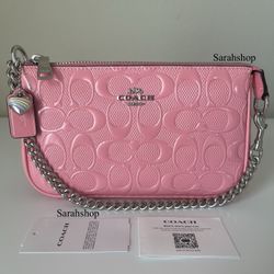 Coach Nolita 19 In Signature Leather With Heart Charm