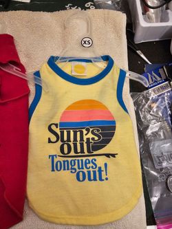 Three XS dog shirts. All in excellent condition.