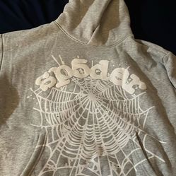 Grey Sp5der Hoodie