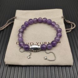 David Yaman purple crystal bracelet
