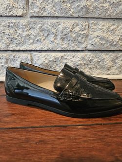 MK Black Loafers