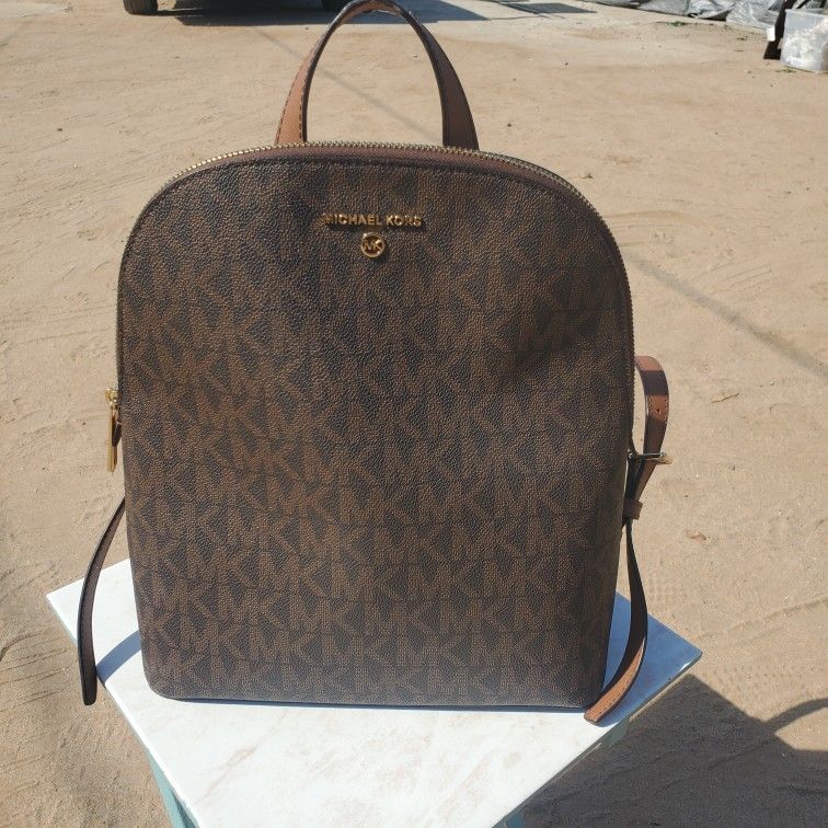 Michael Kors Bags Cindy Saffiano Leather Backpack
