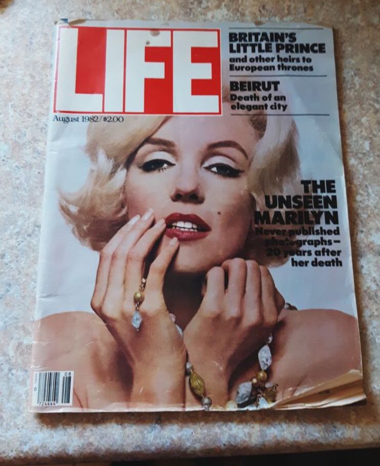 Marilyn Monroe magazine from 1982