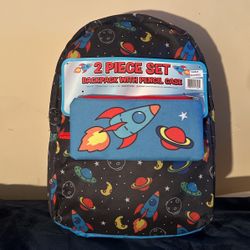 New Backpack With Pencil Case
