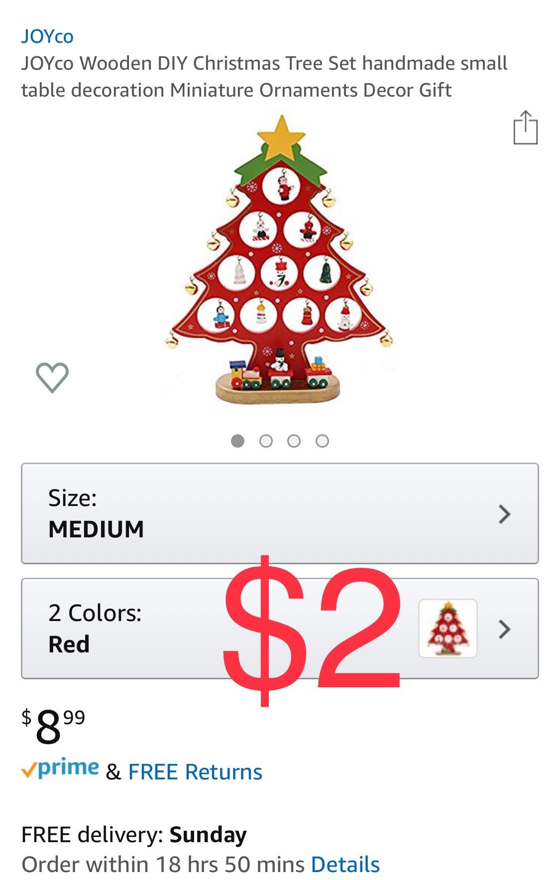 Brand new Wooden DIY Christmas Tree Set handmade small table decoration Miniature Ornaments Decor Gift