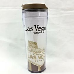Starbucks Las Vegas Travel Tumbler Mug 2004 Global Icon Series NE InW