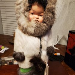 Alaskan Native Memeluck Real Fur Doll