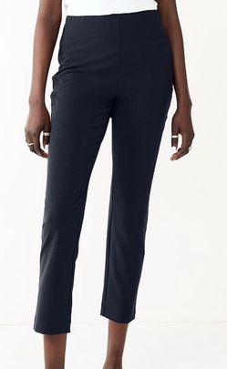 New Women’s Nine West Side-Zip Skinny Ankle Pants With Back Pockets - Size 12