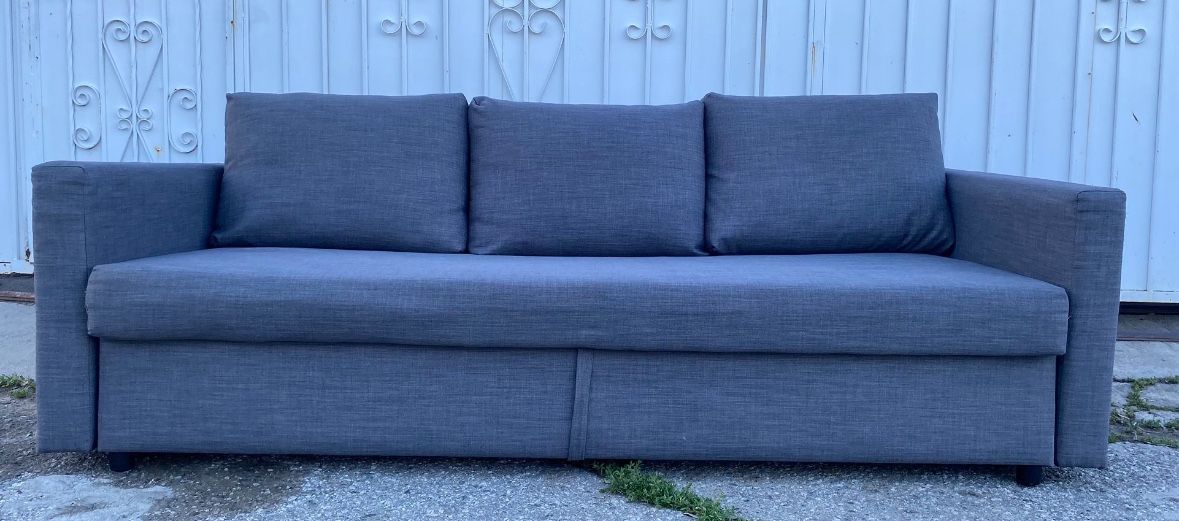 IKEA Friheten Grey Sleeper Pullout Bed Couch Sofa