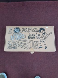 LP Wood Crate - Vinyl Record Storage BRAND NEW
