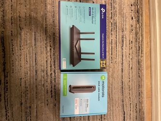 WiFi Router and Modem