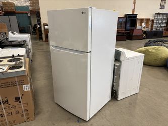 LG 24 Cu. Ft. Top Mount Refrigerator in White Model # LTCS24223W