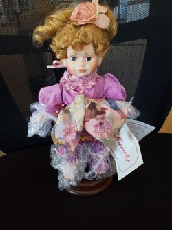 "Celosia" Camelot Handcrafted Porcelain Doll