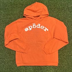 BRAND NEW - SP5DER HOODIE - LARGE - ORNAGE - "BEST OFFER"