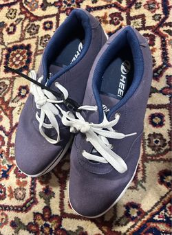 Heelys Launch Navy Blue Wheels Shoes Sneakers 770159 - Size10