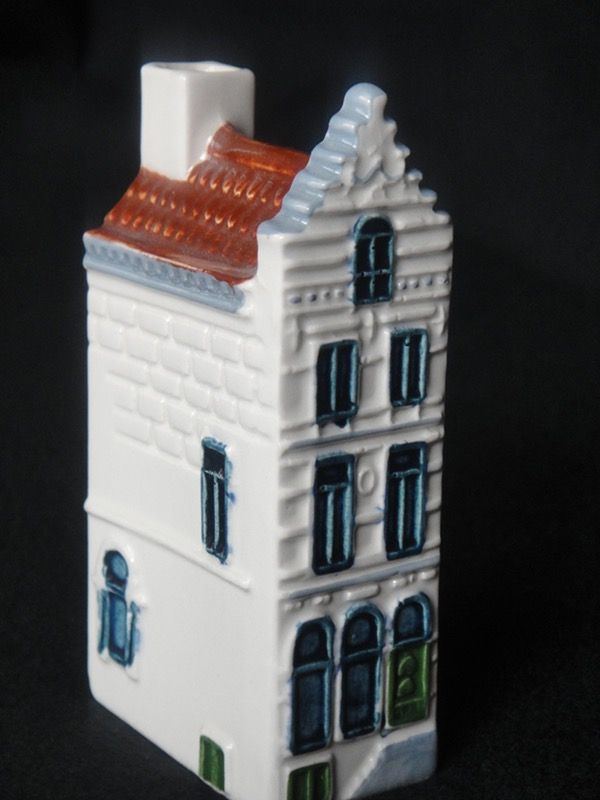 Amsterdam Singel Canal House Royal Goedewaagen Poly Deft Holland S107 Dutch