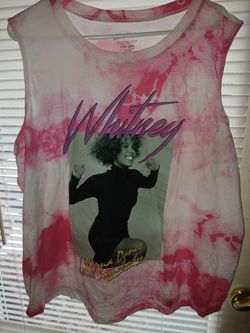 Women's Whitney Houston Tye Dye Tank Top Size XXL