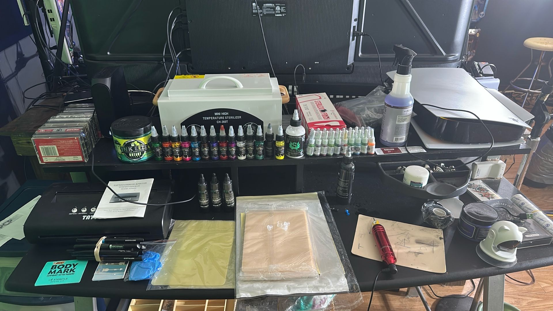 Brand New Full Tattoo And Piercing Equipment. Everything To Start Today!