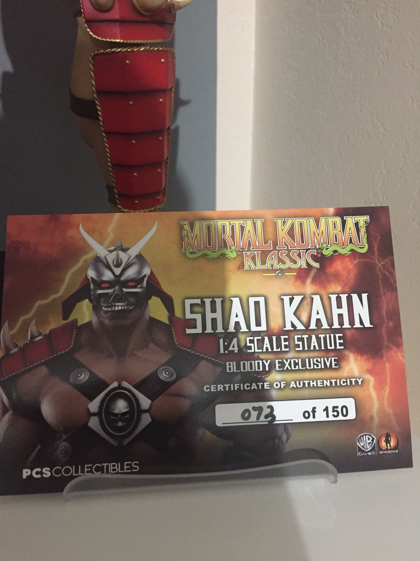 Mortal Kombat Shao Kahn Statue by Pop Culture Shock