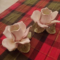 Pair Of Taper Candle Holders