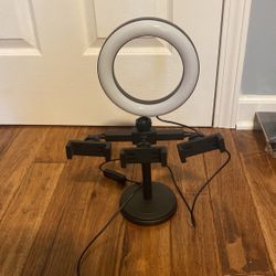 Small Ring Light With Phone Holder