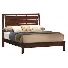 🛏️  Queen Panel Bed – Wood Frame + 1 Nightstand