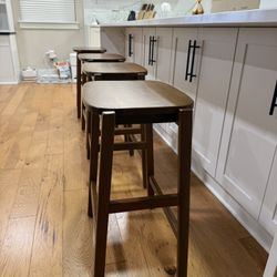 Lloyd Counter Stool, Walnut, Set Of 4