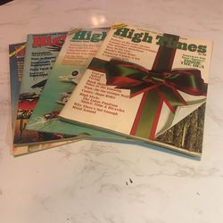 🔥4 RARE 1975 HIGH TIMES Magazine Harold Hedd / Rand Holmes~HOT COLLECTIBLE 🔥