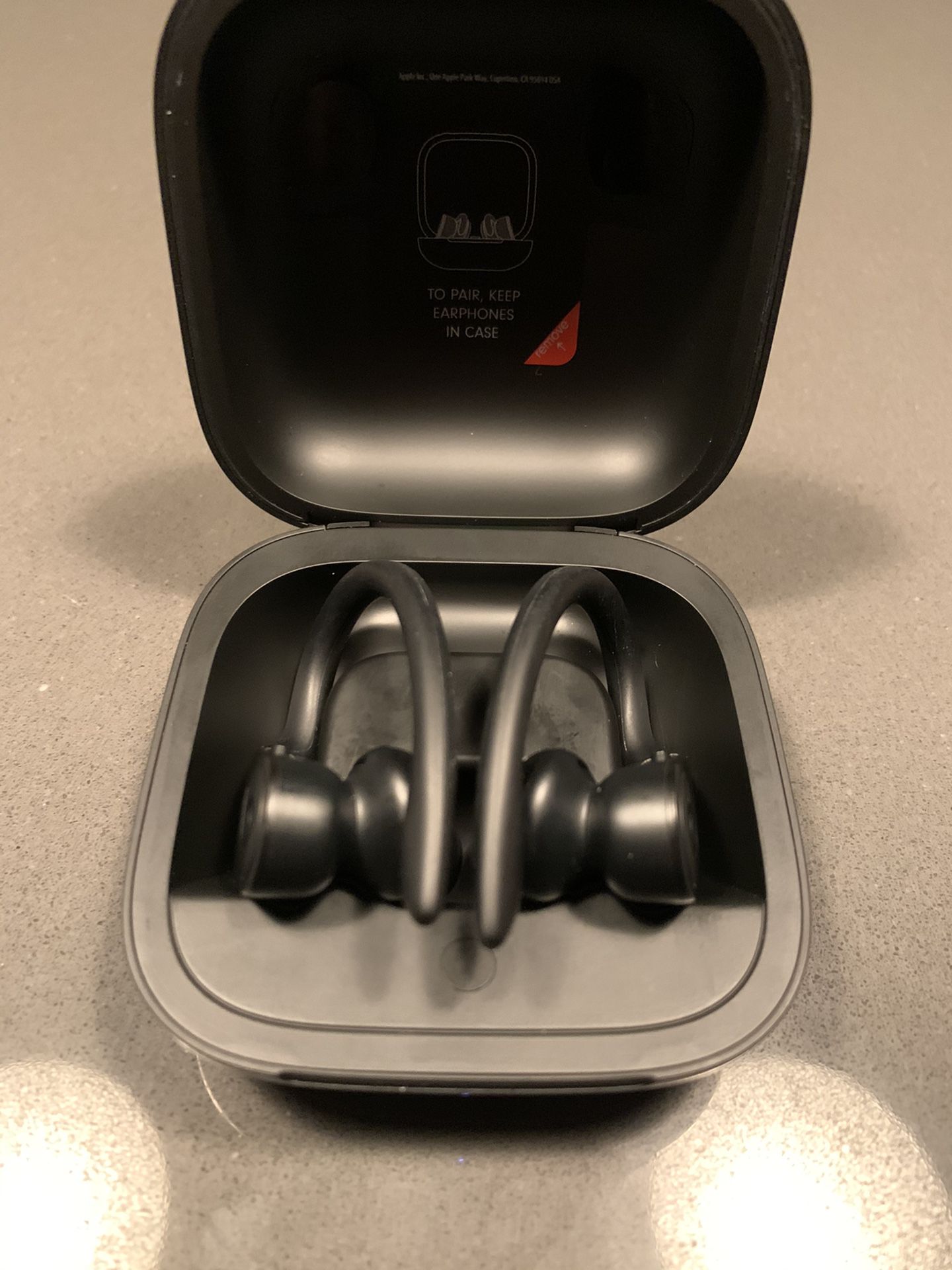 Gently used Powerbeats Pro Bluetooth headphones by Dr. Dre