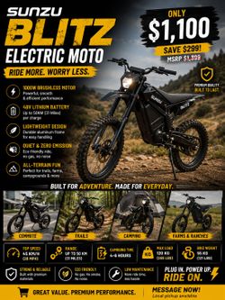 SUNZU Blitz Electric Moto