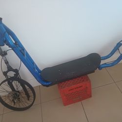 XL Scooter Frame & Fork Front Wheel & Disc Brakes