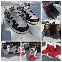5 Pair Shoes  $75 Jordan's Converse 